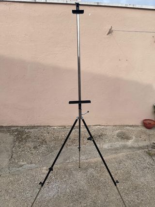 Caballete de pintura profesional regulable y silla