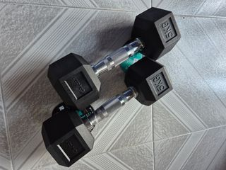 2 Mancuernas 5kg Hexagonales