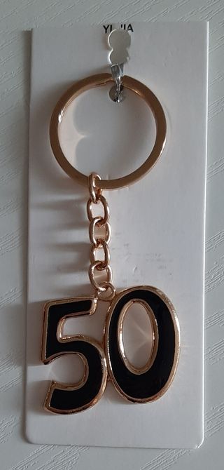 Portachiavi con numero 50
