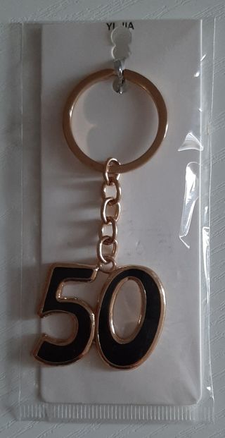 Portachiavi con numero 50