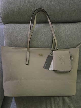 Bolso Parfois Beige con Monedero