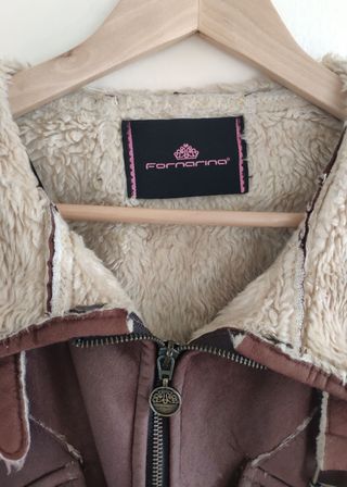 Cazadora de piel sintética de Fornarina, talla S