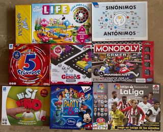 Lote de juegos de entretenimiento. Ideal paraReyes
