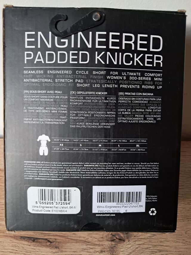 Culotte Endura Mujer Talla M