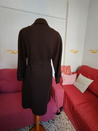Abrigo vintage marrón "Galerías Preciados" talla44