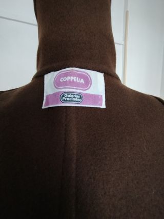 Abrigo vintage marrón "Galerías Preciados" talla44