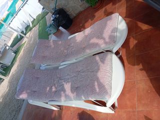 Tumbonas con cojines