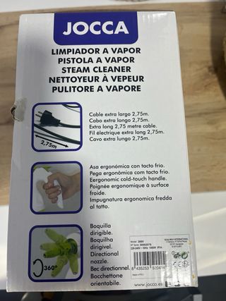 Limpiador a vapor Jocca con accesorios