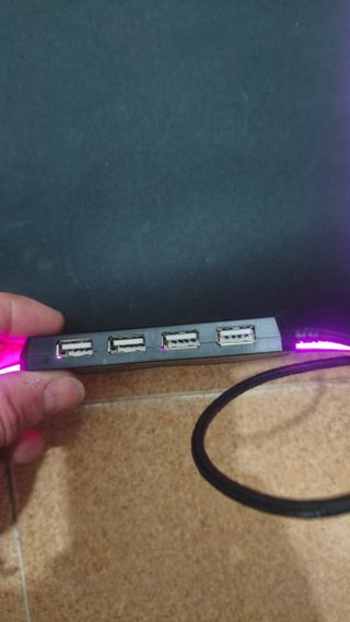 Alfombrilla Gaming GM Negra con LED de colores