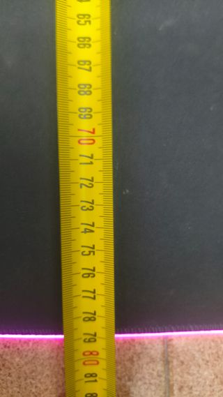 Alfombrilla Gaming GM Negra con LED de colores