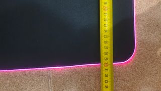 Alfombrilla Gaming GM Negra con LED de colores