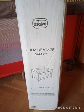 Cuna de viaje plegable Asalvo