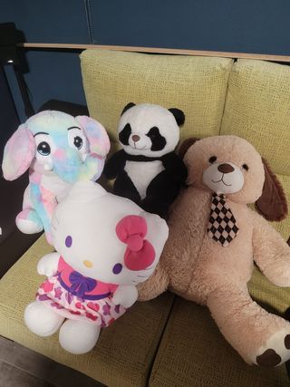 Lote 4 peluches