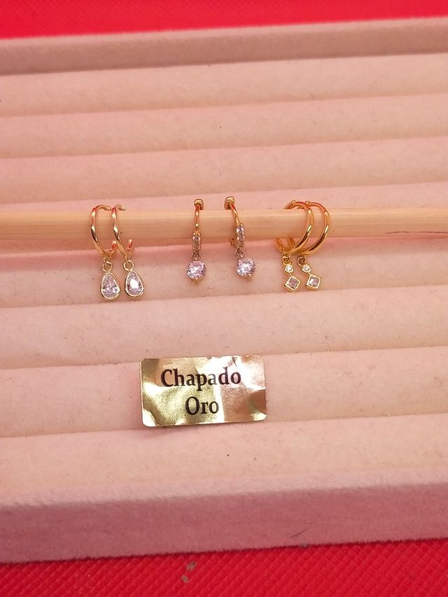 Orecchini placcati in oro 18k