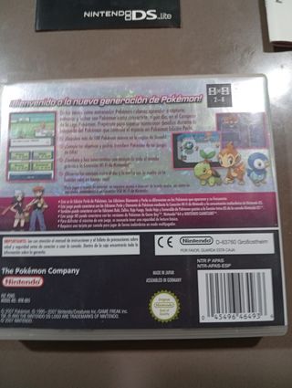 Pokemon Perla Edición Nintendo DS completo 