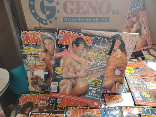 Lote de venta revistas musclemag vintage antiguas