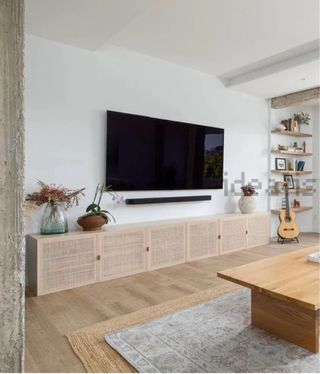 Aparadores Maison du Monde 2 puertas mimbre