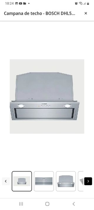 Campana de techo BOSCH DHL5...