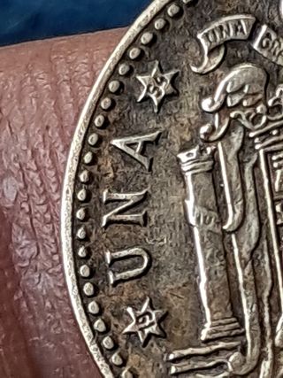 Moneda Franco 1 1947 Estrella 53
