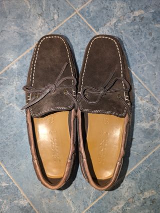 Mocasines Geox Marrones/Grises