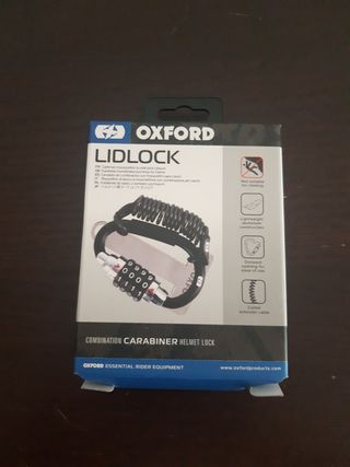 Candado Oxford Lidlock Casco Moto