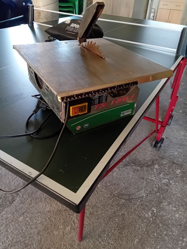 Cortadora de madera TS 180f con disco nuevo.