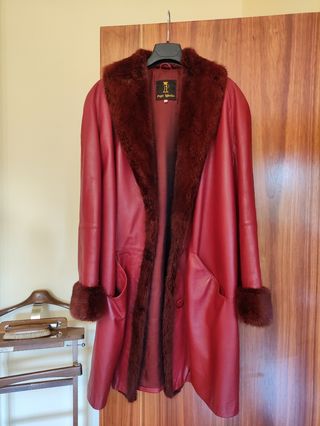 Chaquetón Piel Rojo Pepe Iglesias