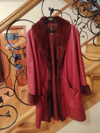 Chaquetón Piel Rojo Pepe Iglesias