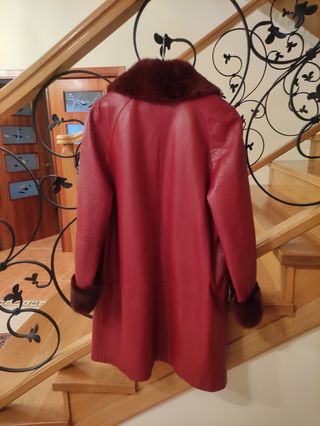 Chaquetón Piel Rojo Pepe Iglesias