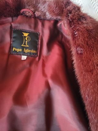 Chaquetón Piel Rojo Pepe Iglesias
