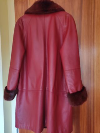 Chaquetón Piel Rojo Pepe Iglesias