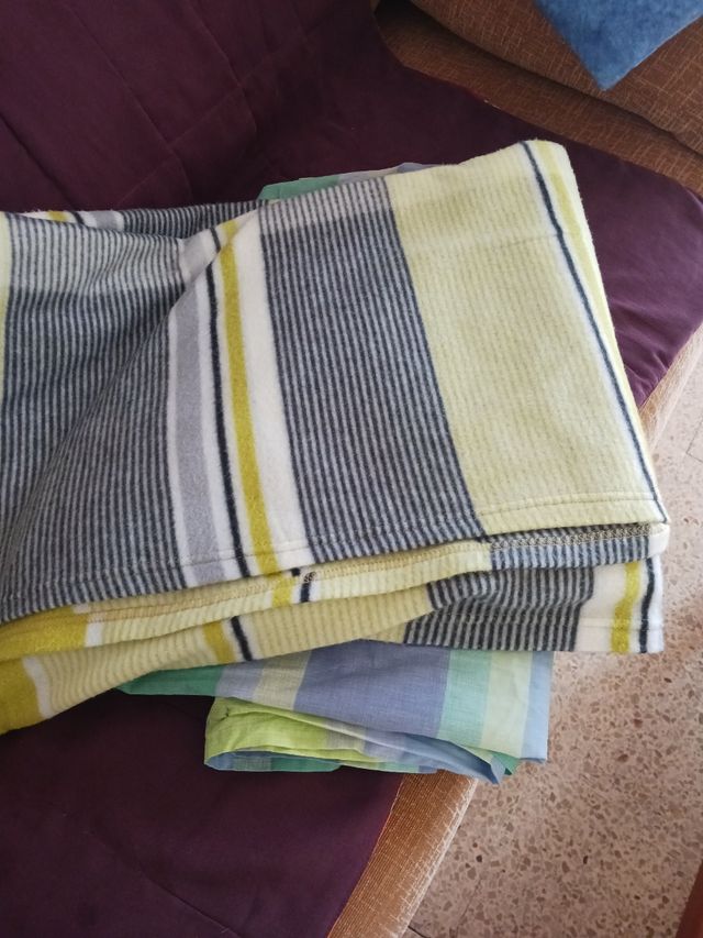 Sabanas cama 90 bajera i la de encima