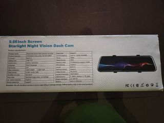 Espejo Retrovisor con Pantalla 9.66 Full HD