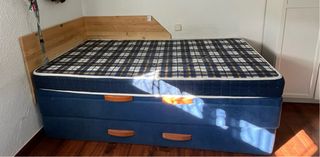 cama nido abatible con almacenaje