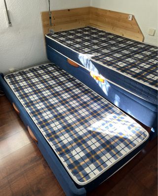 cama nido abatible con almacenaje