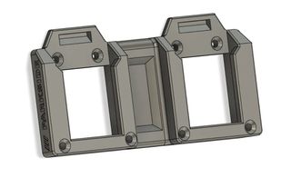 2 Soportes rectos para 2 baterías PARKSIDE 20 V