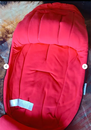 capota extensible y cubre bugaboo camaleón3 Rojo