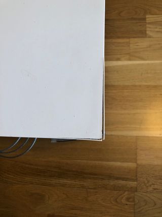 mesita auxiliar blanca de ikea con ruedas