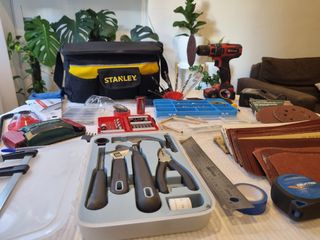 Trapano elettrico Einhell + cassetta degli attrezzi
