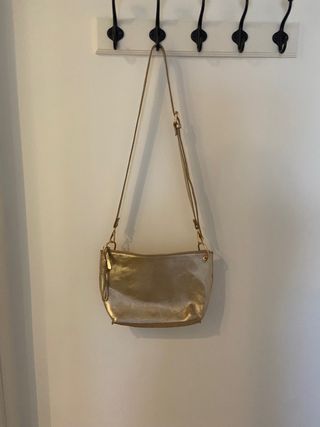 Bolso bandolera dorado