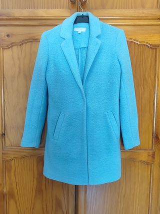 Abrigo celeste de paño Springfield 