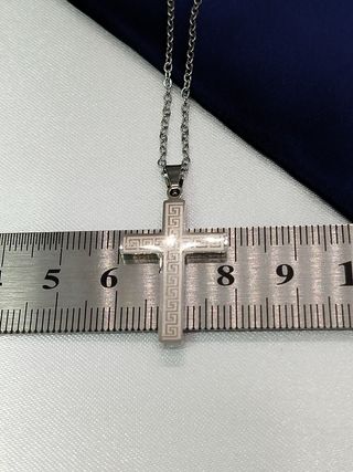 Collar Cruz Acero Inoxidable