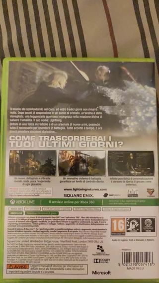 Lightning Returns Final Fantasy XIII Xbox 360 PAL