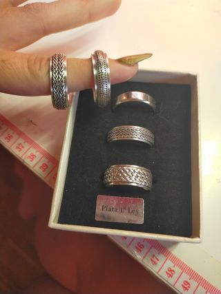 Anillos de Plata Ley Hombre
