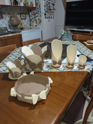 Set completo caffè decorato a mano