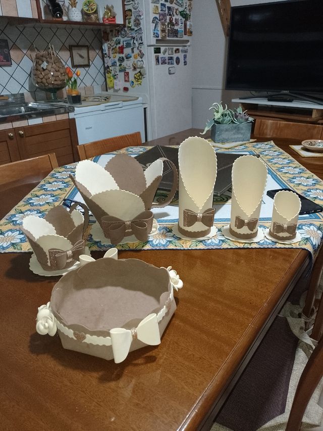 Set completo caffè decorato a mano