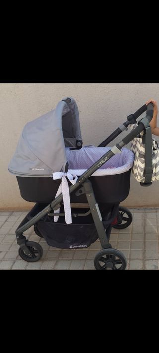 Silla de paseo Uppababy Cruz gris Cochecito bebé
