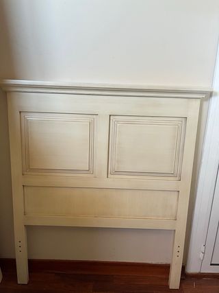  Cama 90 cm beige 
