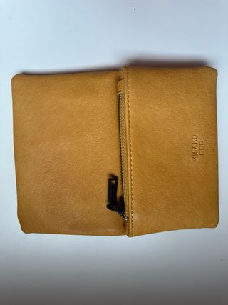 Monedero Misako amarillo mostaza