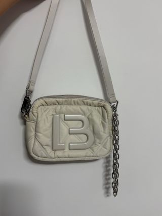 Bolso Bimba y Lola Beige y Plateado
